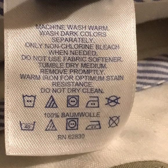 Land’s End tan pleated dress pants, 33 waist - Picture 12 of 12